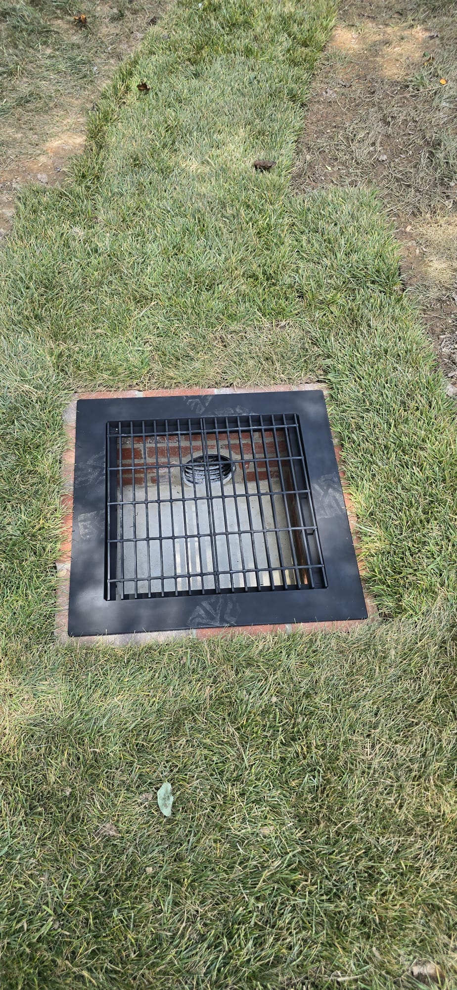Residential catch basin installation